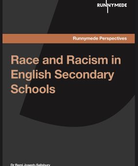 Race and Racism in English Secondary Schools