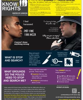 STOP & SEARCH - KNOW YOUR RIGHTS