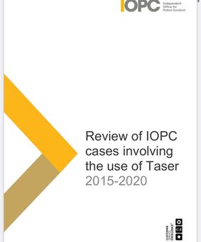 Independant Office for Police Conduct (IOPC) on Tasers