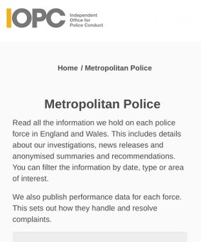 IOPC - Independent Office for Police Conduct