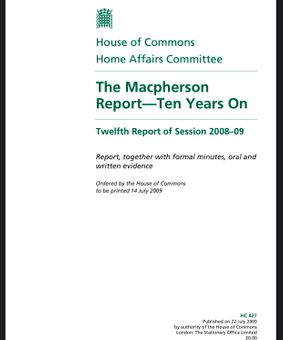 THE MACPHERSON REPORT—10 YEARS ON